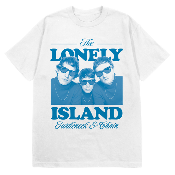 Limited Edition Turtleneck & Chain 15th Anniversary Tee - White